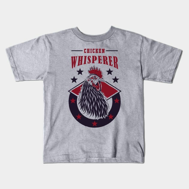 Chicken Whisperer Kids T-Shirt by MasliankaStepan